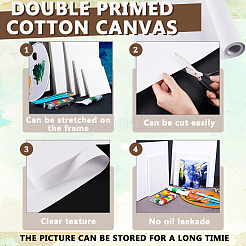 Хлопковый рулон холста для масляных и акриловых красок&nbsp;DIY-WH0304-962A