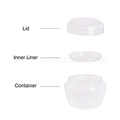 50 г полипропиленовая пластиковая портативная банка для грибного крема MRMJ-BC0001-39