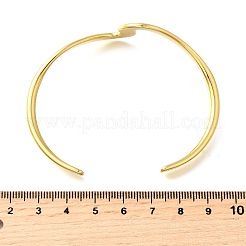 Латунь манжеты браслеты для женщин&nbsp;BJEW-F498-06G