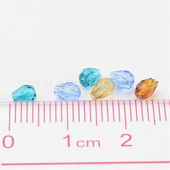 Perle di vetro trasparente&nbsp;X-GLAA-Q042-M01