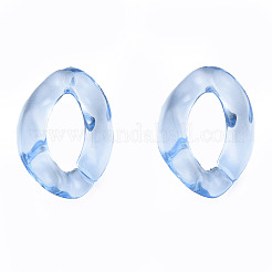 Anelli in acrilico trasparente che collega&nbsp;OACR-S036-001A-J02