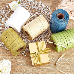 1 rouleau de cordons en papier raphia pour la fabrication de bijoux DIY&nbsp;OCOR-BC0001-54E