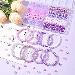 Набор для самостоятельного изготовления украшений в фиолетовой цветовой гамме&nbsp;DIY-FS0008-79