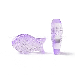 Perle di vetro verniciate a spruzzo trasparente&nbsp;X1-GLAA-I050-10B