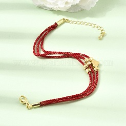 Poliéster multi-hilo pulseras&nbsp;FB-CBA983F-02G-06