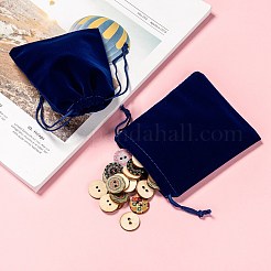 Pochettes rectangle en velours&nbsp;X-TP-R022-12x15-03
