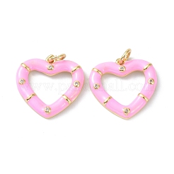 Кулон из экологически чистой латуни с эмалью&nbsp;KK-C220-05G