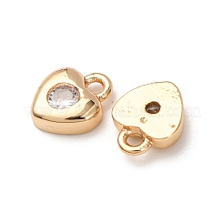 Латунные микро проложить кубического циркония подвески&nbsp;ZIRC-L105-05C-G