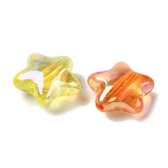 Уф-покрытие прозрачные акриловые бусины OACR-H123-21