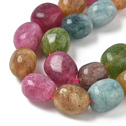 Натуральный Malaysia нефритовые бусы пряди G-P528-N15-01