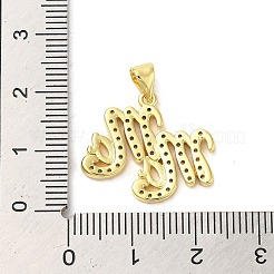 Messing micro pave klare zirkonia anhänger&nbsp;FIND-Z041-11A