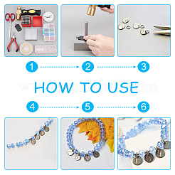 Набор штампов железа и металла AJEW-PH0002-06