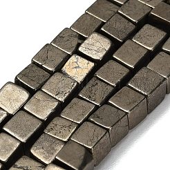 Stränge aus natürlichen Goldpyritperlen&nbsp;G-F833-F01-01