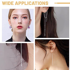 Фурнитура для сережек-гвоздиков из нержавеющей стали 304 STAS-CA0002-42