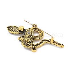 Броши из змеиного сплава со стразами для одежды рюкзака&nbsp;LS-JEWB-Z040-01A-AG