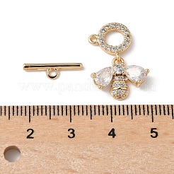 Латунные застежки-молнии из прозрачного кубического циркония KK-G531-06G