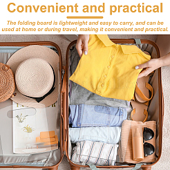 Акриловая складная доска для стирки одежды&nbsp;AJEW-WH0270-329