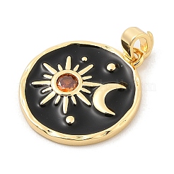 Стойки обшивки латунь горный хрусталь подвески KK-S407-10G