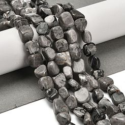 Натуральная карта каменные бусы пряди G-P497-01E-58