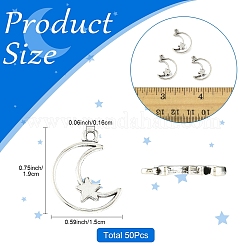 50 шт. Подвески из сплава в тибетском стиле&nbsp;FIND-YW0009-84