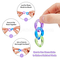 Акриловые и пластиковые соединительные кольца ccb&nbsp;OACR-FH0001-042