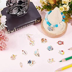 24 шт. 12 подвески из сплава и эмали в школьной тематике&nbsp;FIND-SC0004-12