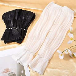 2 пара длинных нарукавников из двухцветной глазурованной марли&nbsp;AJEW-CY0001-22C