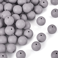 50шт пищевые экологически чистые силиконовые бусины&nbsp;SIL-TA0002-89B