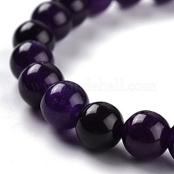 Perles de jade naturelles teintes&nbsp;BJEW-J183-B-11