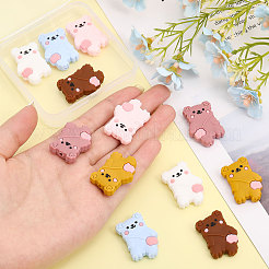 12 шт. 6 цвета пищевые экологически чистые силиконовые бусины SIL-CA0002-11