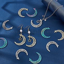 12 шт. подвески из нержавеющей стали 304 двух цветов STAS-DC0012-08