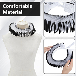 Abnehmbare Rüschenkragen aus Polyester für Kinder&nbsp;DIY-WH0671-361