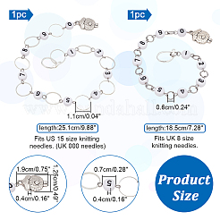 2 pz. 2 catene contafili per maglieria a forma di pecora&nbsp;HJEW-NB0001-76