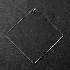 Прозрачные акриловые заготовки подвески&nbsp;TACR-Z003-01B