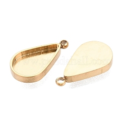 Cabochon-Anhängerkomponente aus Edelstahl 304&nbsp;STAS-Q113-23B-G