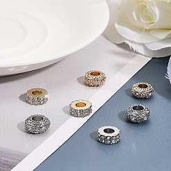 20 шт. 4 стиля стойка покрытие сплав горный хрусталь европейские бусины FIND-CA0007-72