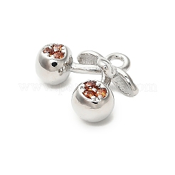 Латунные микро проложить кубического циркония подвески KK-L229-001P-02