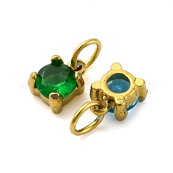 Подвески из нержавеющей стали 304 со стразами&nbsp;STAS-E550-42G