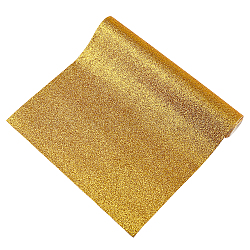 Gorgecraft 53 x 8.3 Zoll Glitzer Leder Laken glänzendes Kunstleder stämmig Glitter Stoff Laken Leinwand für Haarschleifen Schmuck machen DIY Nähen Handwerk, golden