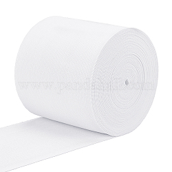 Elastico piatto elastico, accessori per cucire indumenti per tessitura, bianco, 90mm, 8m / set
