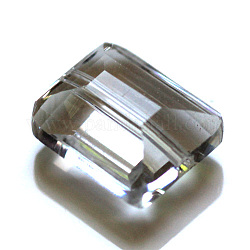 Imitation Austrian Crystal Beads, Grade AAA, Faceted, Rectangle, Clear, 8x9.5x5mm, Hole: 0.9~1mm
