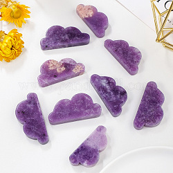 Natural Lepidolite Display Decorations, for Home Office Desk, Cloud, 20~30x35~55mm