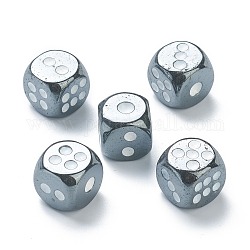 Natural Non-magnetic Hematite Cabochons, Dice, 15x15x15mm