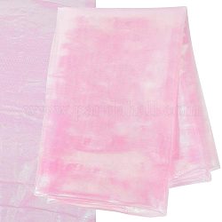 Tejido de poliéster láser, para la tela del traje de la etapa, rosa perla, 300x150x0.02 cm