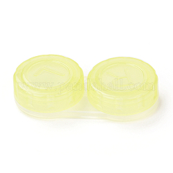 Полипропиленовый пластиковый чехол для контактных линз для девочки, два тона, желтые, 27.5x56x12 мм, внутренний диаметр: 20.5 мм