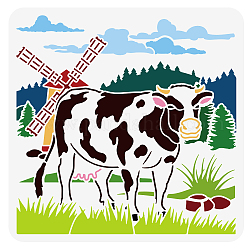 Stencil per pittura da disegno per animali domestici, per album fai da te, album di foto, modello di bestiame, 300x300mm