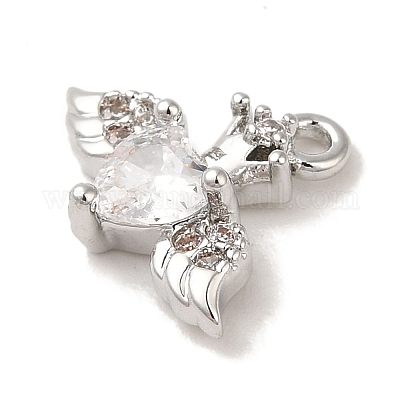 Латунные микро проложить кубического циркония подвески KK-K371-20P-1