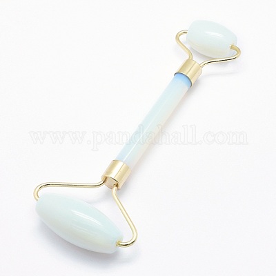 Опаловый латунный массажер для лица MRMJ-G009-16G-1