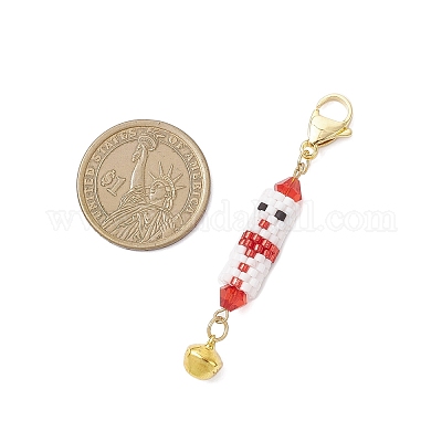 Стекло подвесные украшения HJEW-MZ00359-03-1