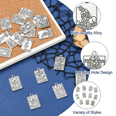 40шт 20 стиля подвески из цинкового сплава в тибетском стиле FIND-CJC0004-36-1